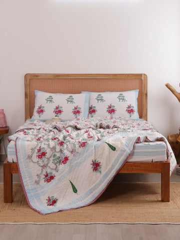 Royal Bagh Reversible Cloud Quilt