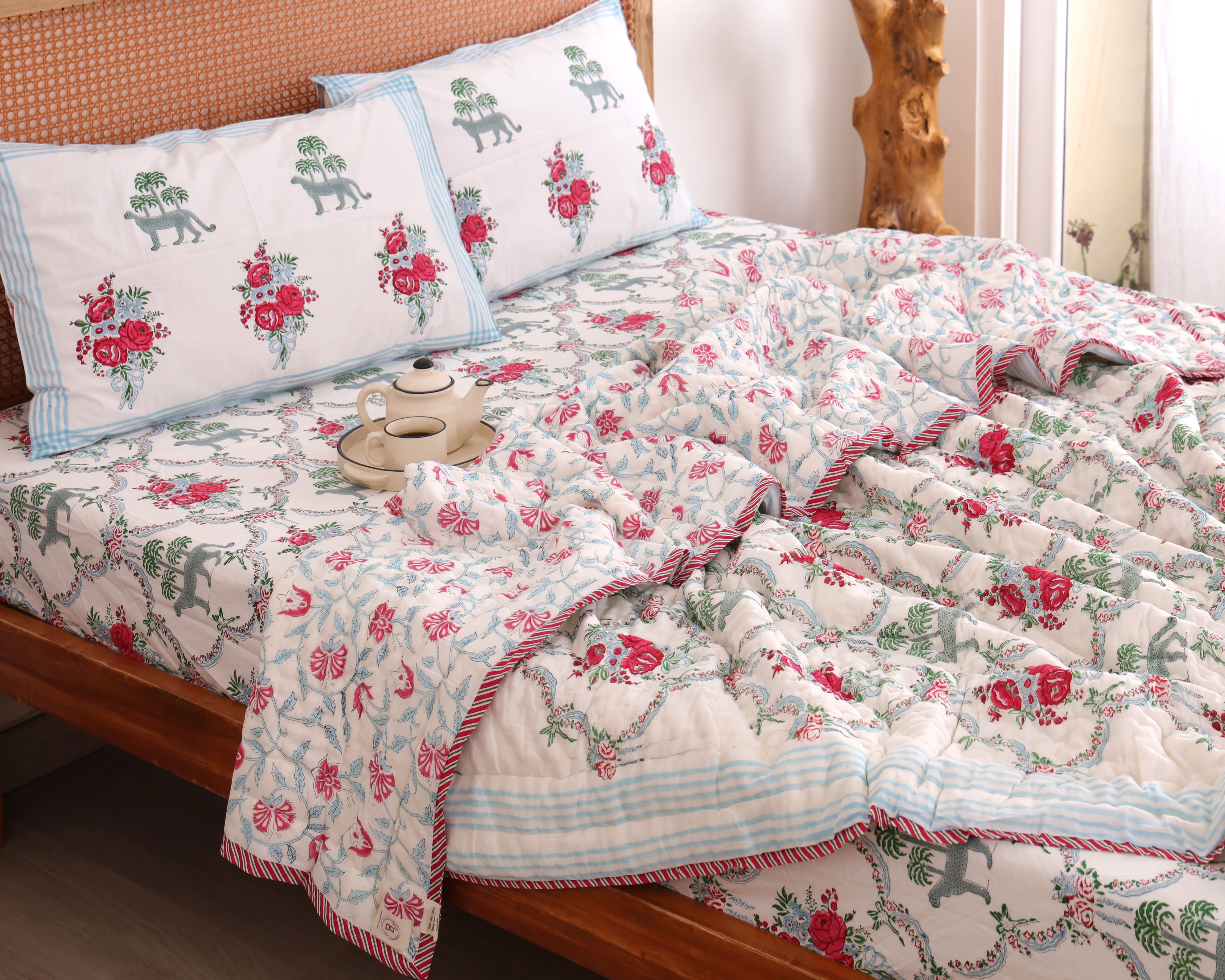 Royal Bagh Reversible Cloud Quilt