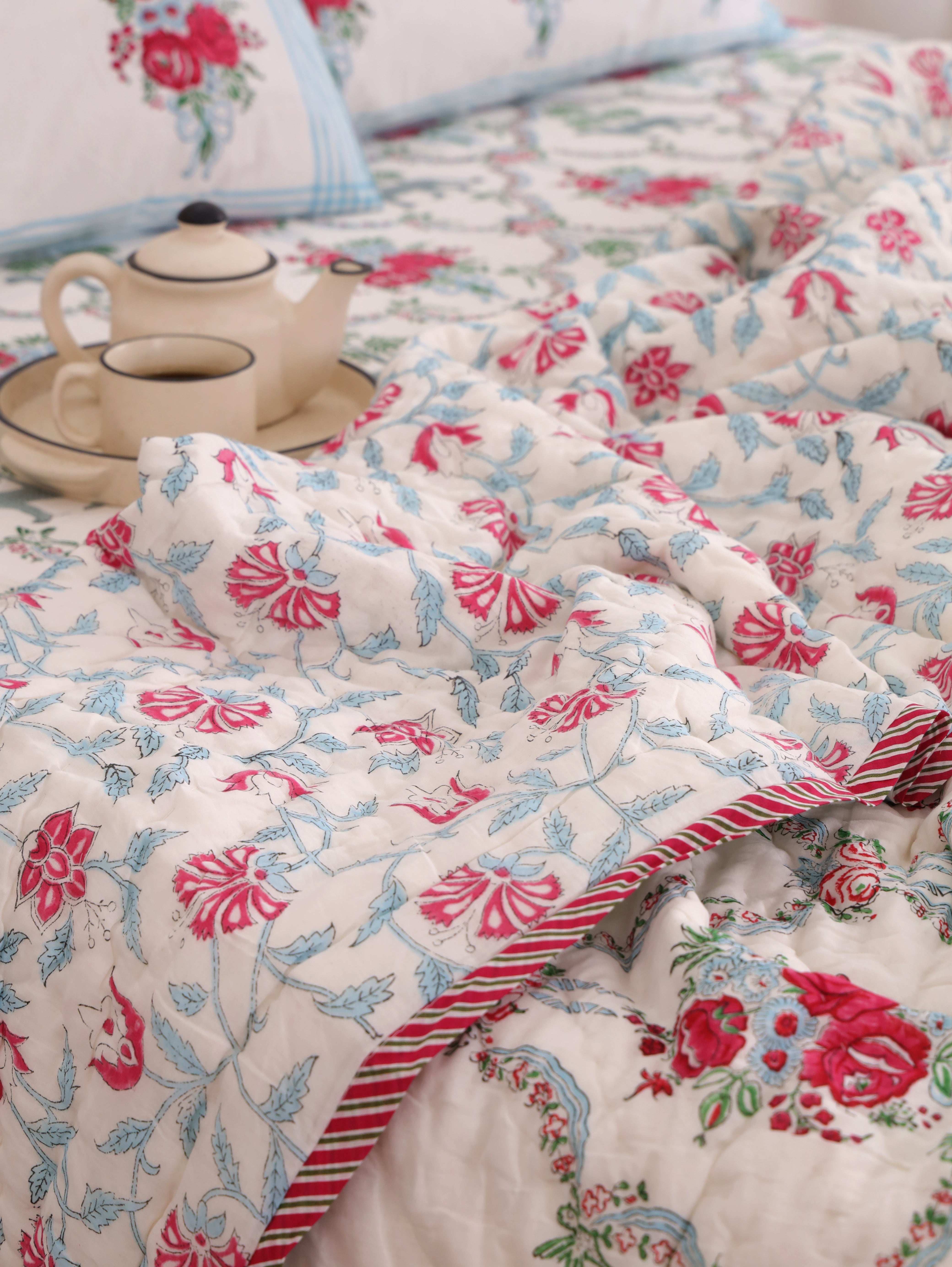 Royal Bagh Reversible Cloud Quilt