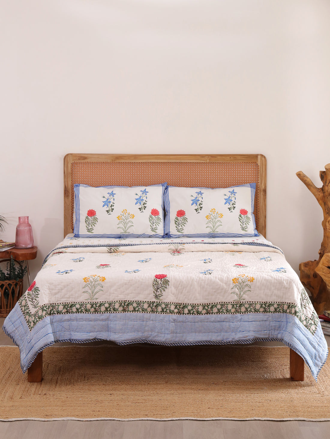 Wildflower Bagh Reversible Cloud Quilt