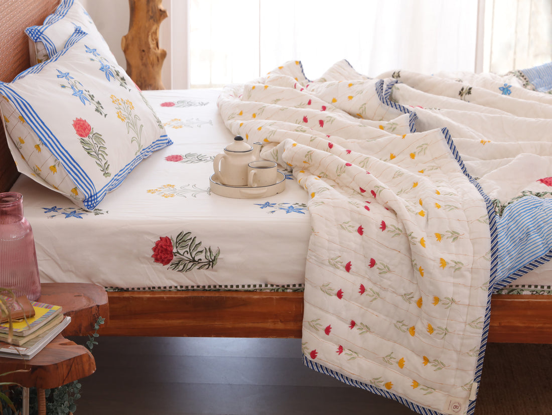 Wildflower Bagh 4pc Bedding Set