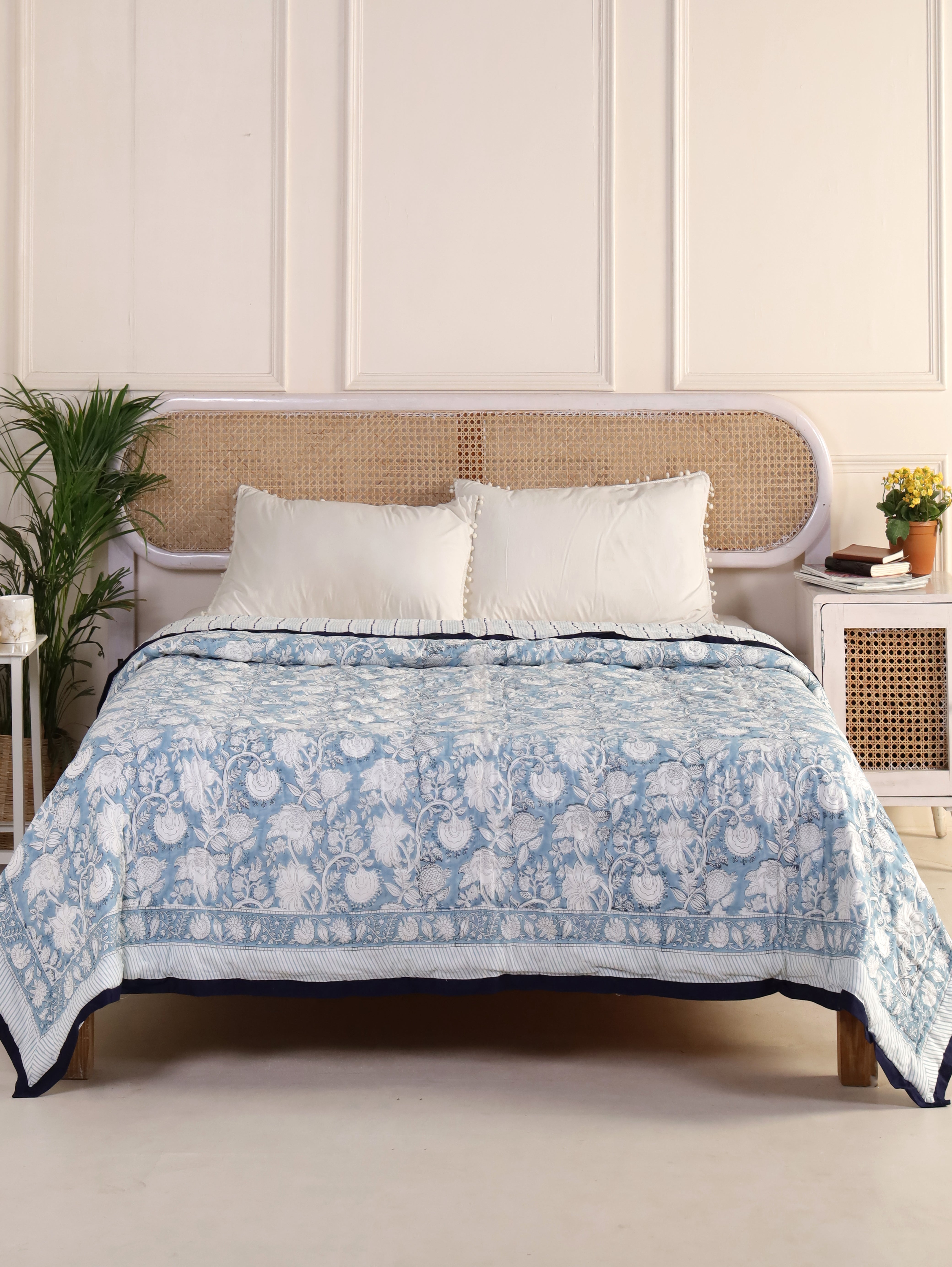 Breezy Blue Reversible Quilt