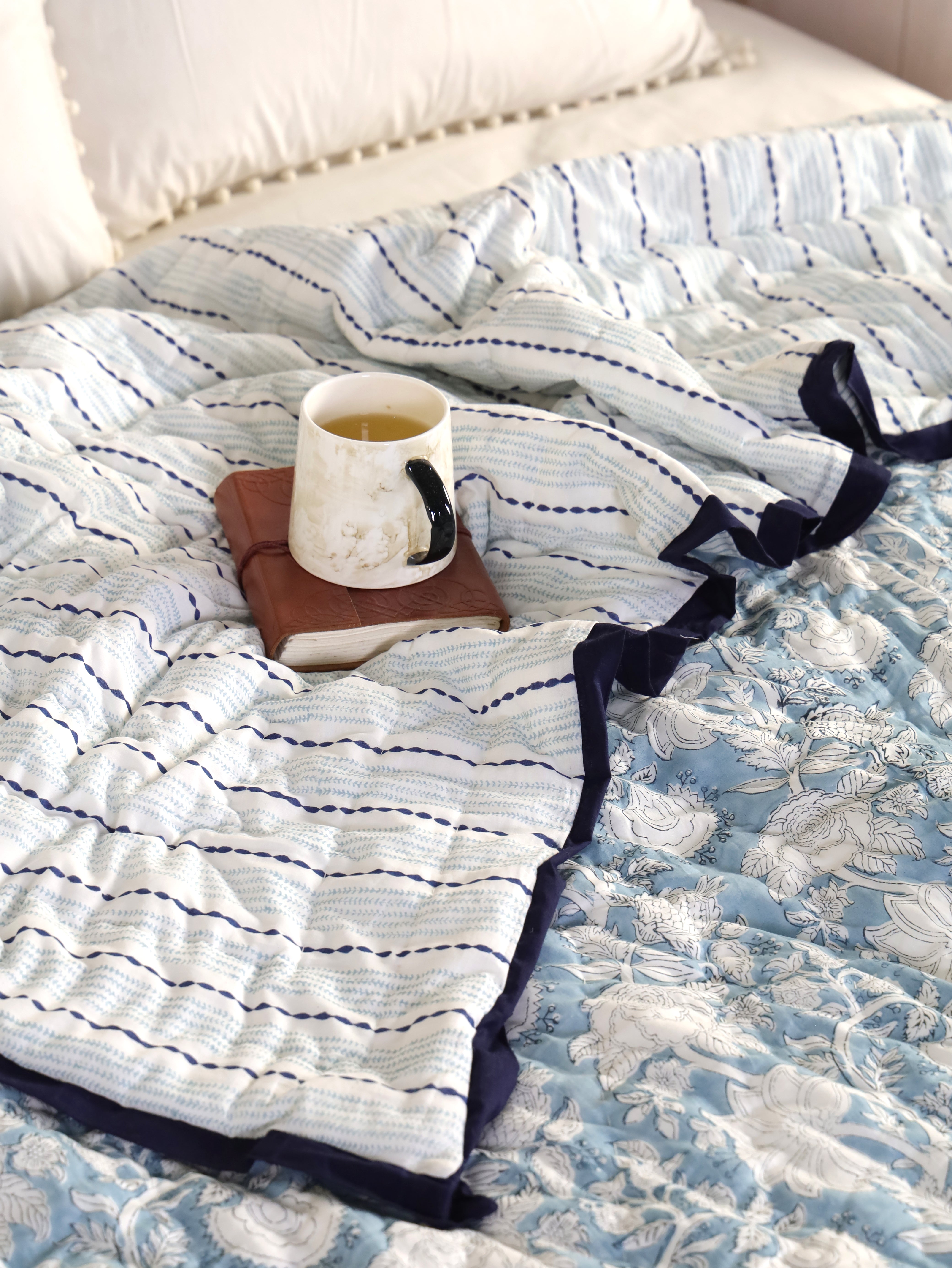 Breezy Blue Reversible Quilt