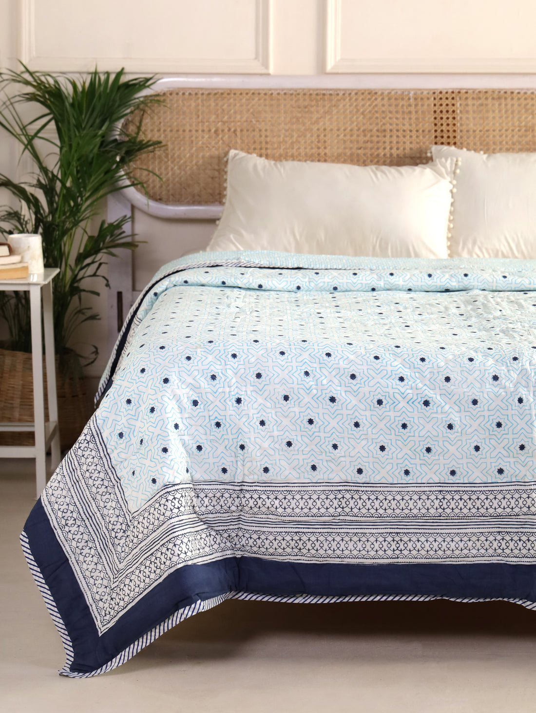 Blue Star Reversible Quilt