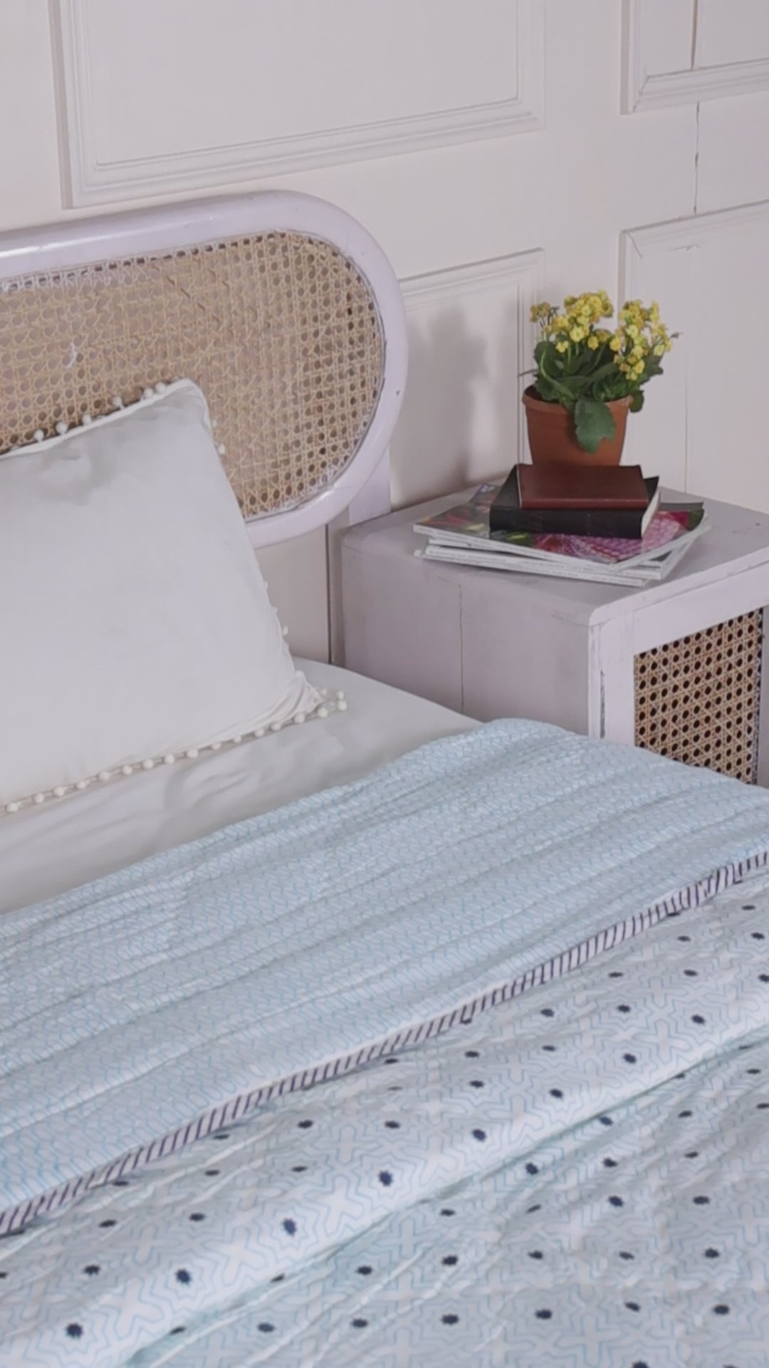 Blue Star Reversible Quilt