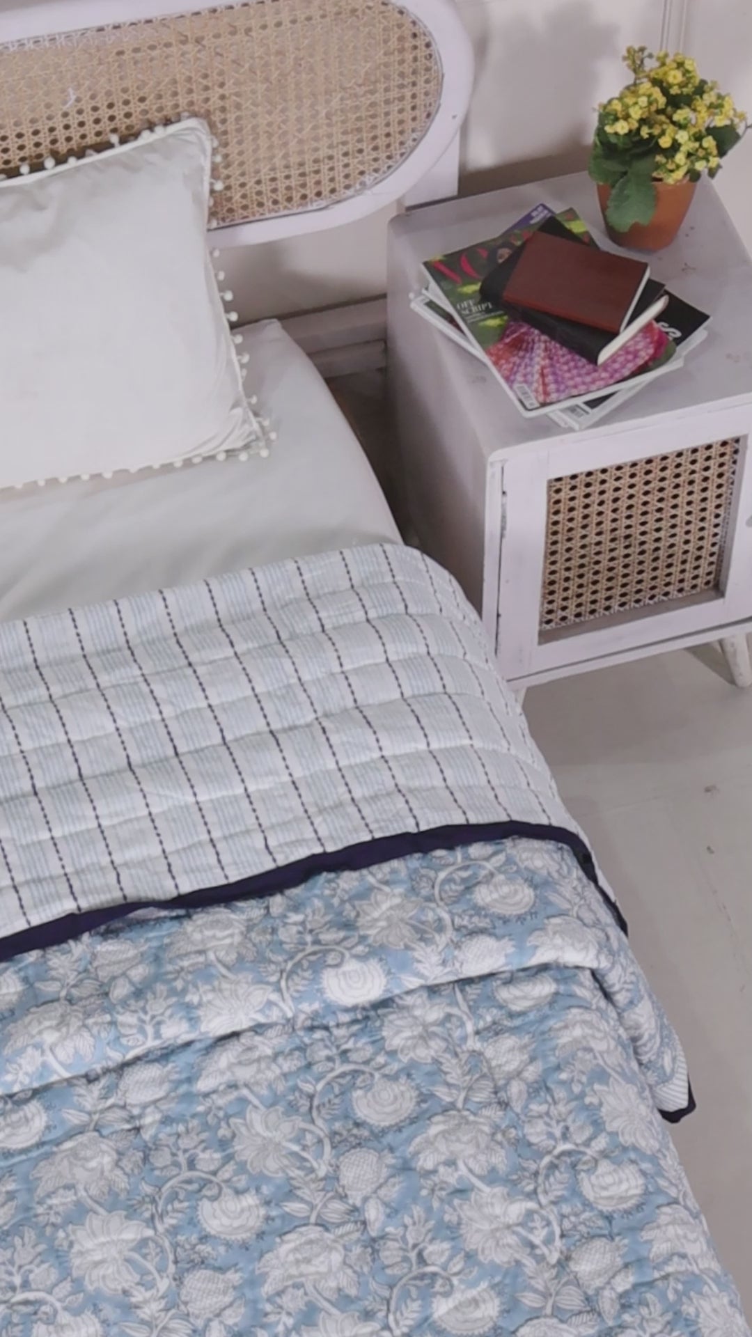 Breezy Blue Reversible Quilt
